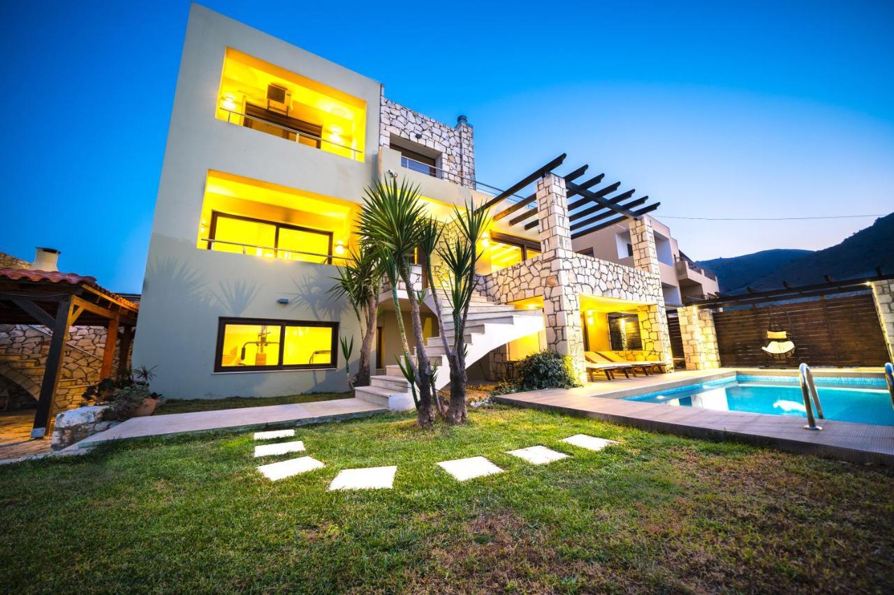 Villa Majestic Crete Heated Pool And Sauna Megala Chorafia Exterior foto